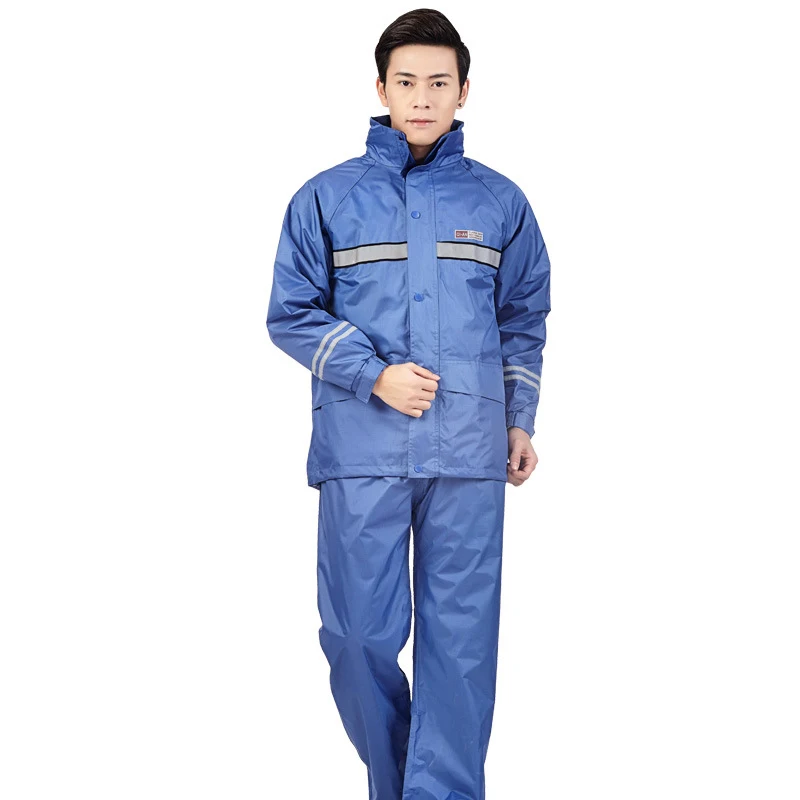 

Professional Adult Outdoor Motorcycle Bicycle Raincoat Thicker Heavy Water Rain Wear Camping Rainsuit