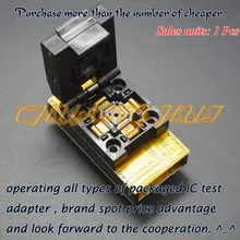 TQFP48 to DIP48 Programmer adapter QFP48 ic test socket (1pin to 1pin) Pitch=0.5mm Size=7mmX7mm 9mm*9mm