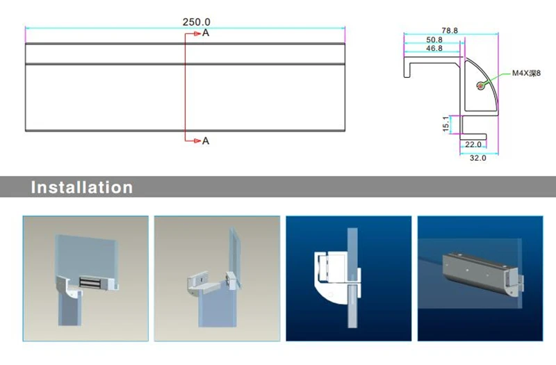 280kg lock holder
