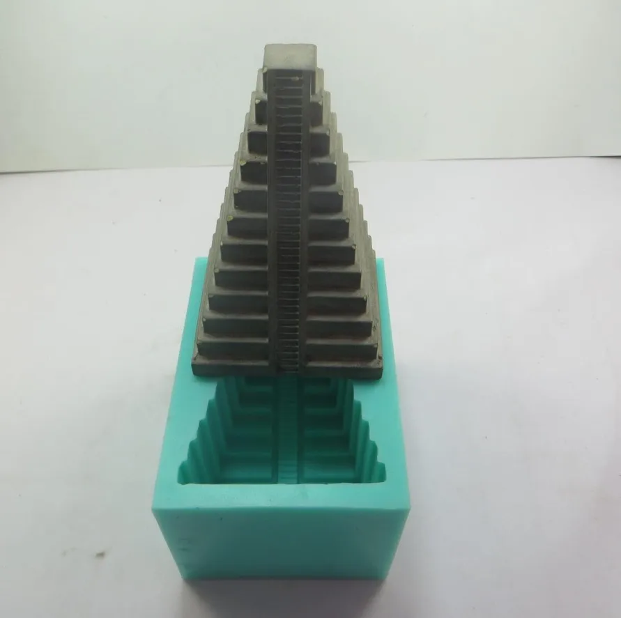 SN0001 силиконовые формы для бетона трапециевидной цемента башни силиконовые формы 3D Ручной Работы Цемента формы Еда Класс апартаменты PRZY