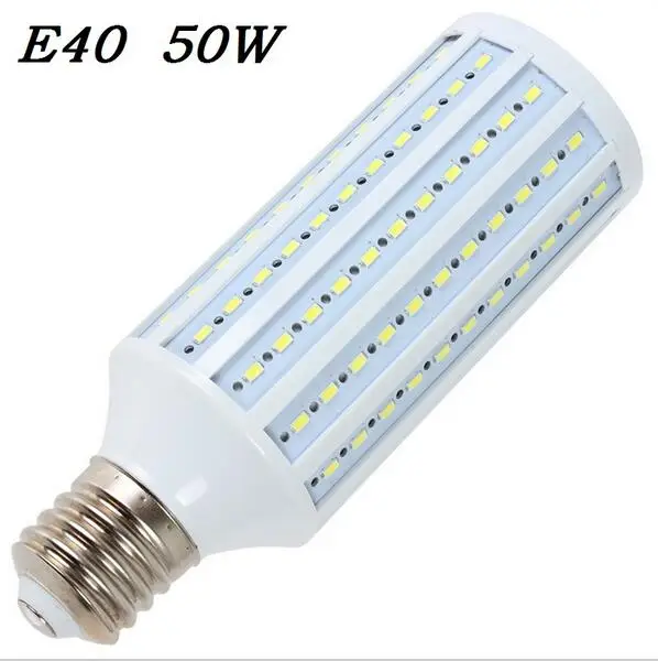 

E40 LED Corn bulb Lamp 50W 150 LED Bombillas 5730 SMD for Outdoor street lighting Home Jelwery showcase shop 110V/220V