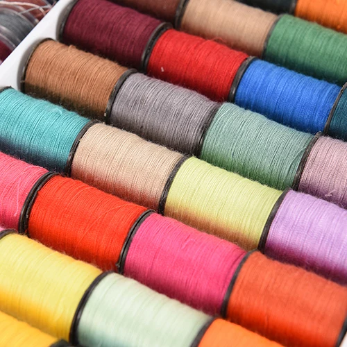 

1 Set 24cmx18cmx2cm Multi color Sewing Kit Special Offer Multi Color Sewing Threads Needles Set Sewing Tools Kit