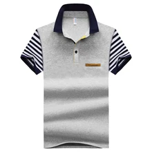Polo shirt Summer Men's Business Casual Breathable Sleeve Stripe Colorblock Short Sleeve Polo Shirt Men's Cotton Slim Polo Shirt Polo shirt Summer Men's Business Casual Breathable Sleeve Stripe Colorblock Short Sleeve Polo Shirt Men's Cotton Slim Polo Shirt