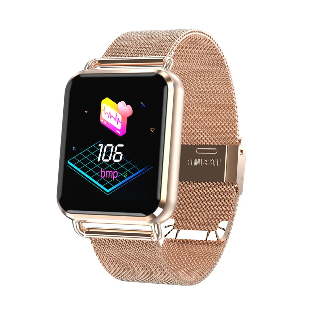 

Waterproof Smart Watch Color Screen Step Counting Motion Mode Heart Rate Monitoring Reminder Information Pushing Women Bracelet