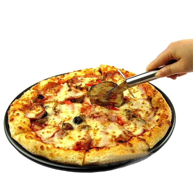 

Pizza Wheels Cutters Hob Stainless Steel Multifunction Cake Knife Brand Kitchen Gadgets Tools d