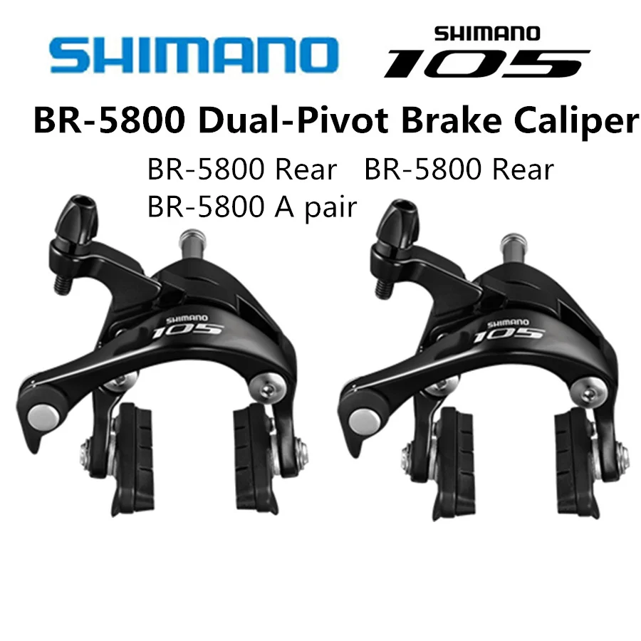 Shimano 105 BR-R7000 R7000 Dual-Pivot Road Brake Caliper Silky Black Front