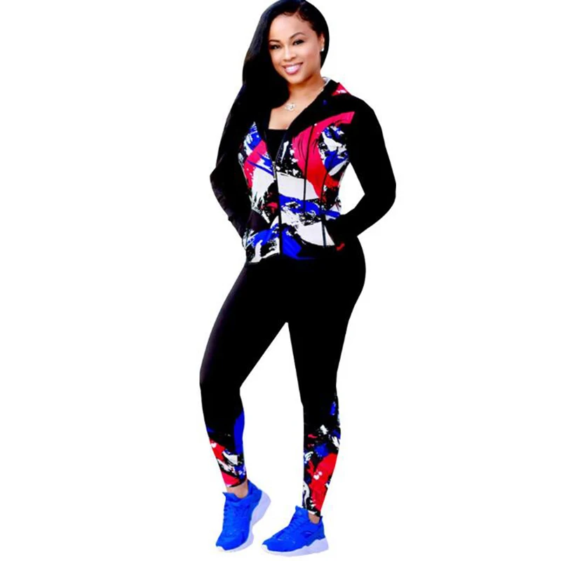

Womens Set Clothes Two Piece Set Long Sleeve Pullover Sport Tops And Long Pants Tracksuit For Women Spring And Winter