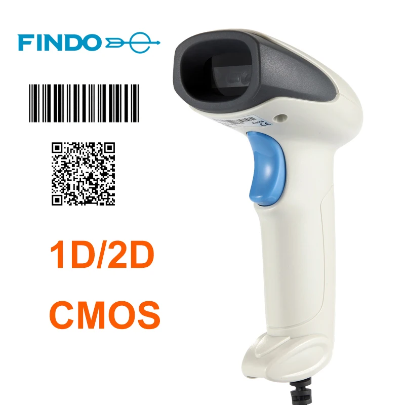 

10pcs USB Wired 1d 2d CMOS Imaging Barcode Reader Handheld Bar-code scanner Automatic Sensing and Scan