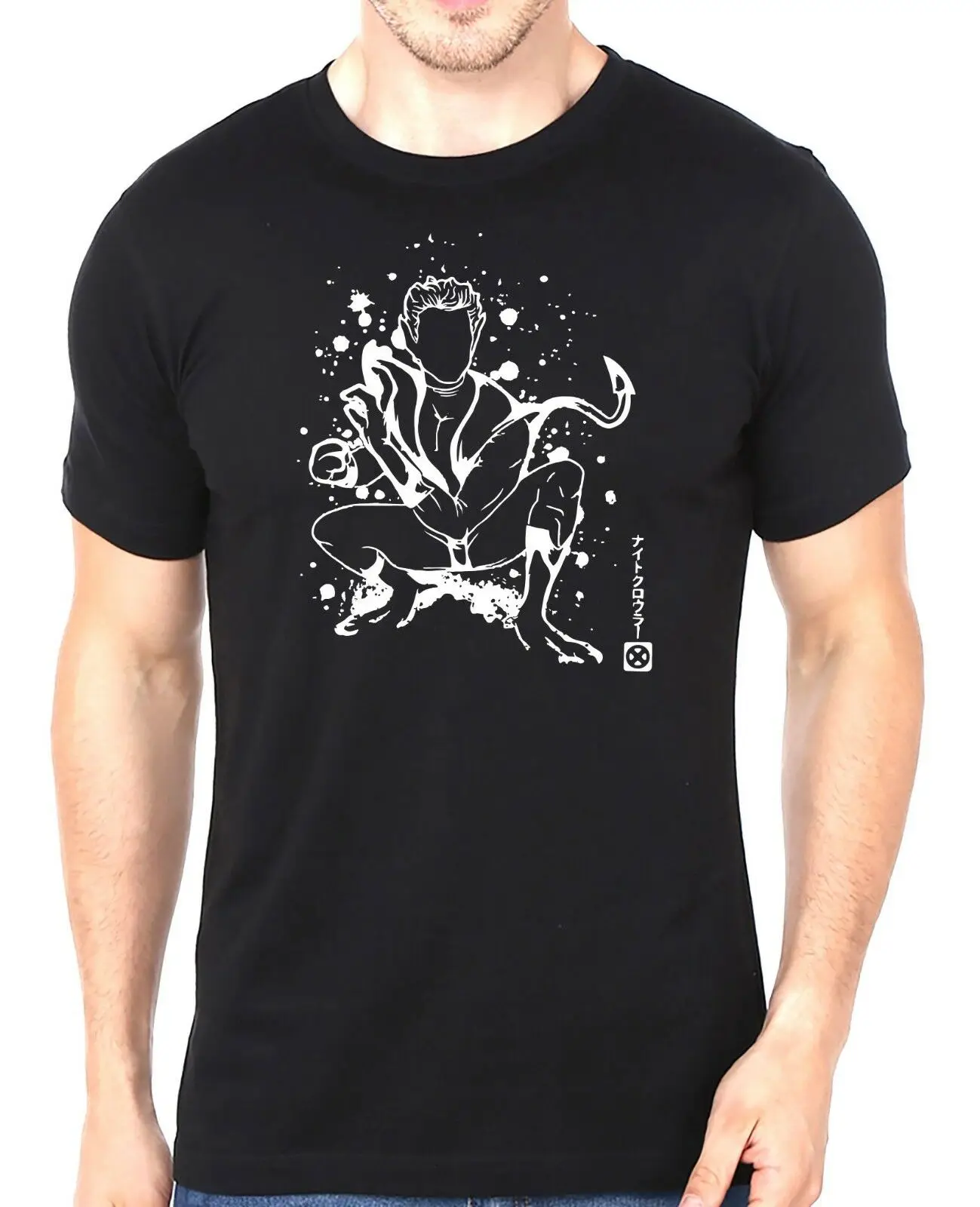 The Night Crawler Mutant Comic Book X-Men Adults Unisex Black T-Shirt - Soulkr The Night Crawler Mutant Comic Book X-Men Adults Unisex Black T-Shirt - Soulkr