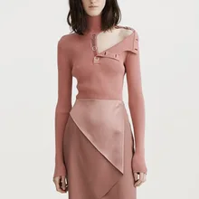 2019 Spring Women New Long-sleeved High-necked Sweater Threaded Bottom Fashion Sweater WomenPullovers Turtleneck 2019 Spring Women New Long-sleeved High-necked Sweater Threaded Bottom Fashion Sweater WomenPullovers Turtleneck