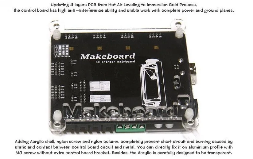 Micromake 3d принтер линейная направляющая DIY комплект Kossel Delta автоматическое выравнивание большой размер печати 3D металлический принтер