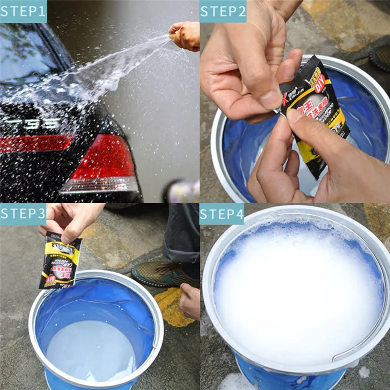 Автомобильные аксессуары 1 шт. = 5-10л вода Бытовая Автомобильная губка концентрированная Автомойка эссенция для автомобильных окон для очистки стекла