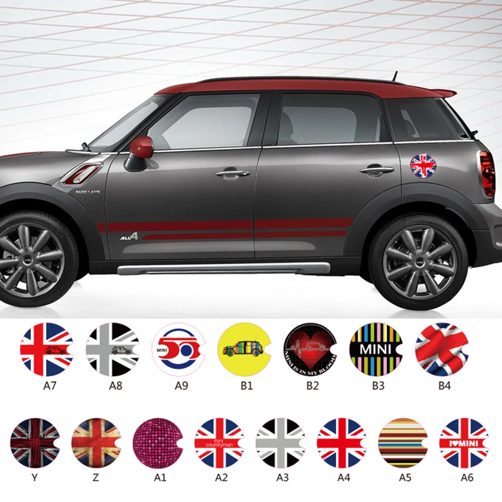 Aliauto Accessories Fuel Cap Sticker Tank Decals For Mini Cooper Countryman Cabrio Coupe Paceman One Clubman - Car Stickers - AliExpress