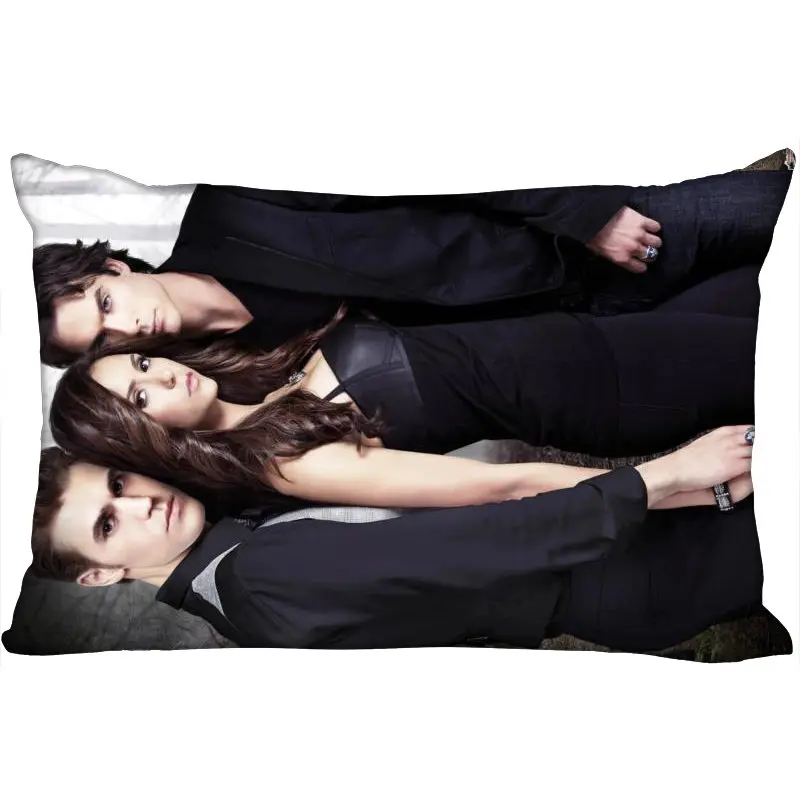 

Custom Vampire Diaries New Rectangle Pillowcase Wedding Decorative Pillow Case Customize Gift For Pillow Cover (two-sides)