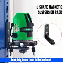 1/4 лазерный уровень Универсальный подвесной держатель кронштейн Магнитная адсорбционная подставка Черный Серебристый сильные магниты 360 поворотная ручка