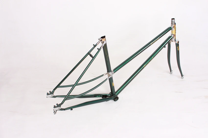 Sale LUG 520 frame chrome-molybdenum steel road  Vintage Bicycle Frame Reynolds frame Customize frame 2