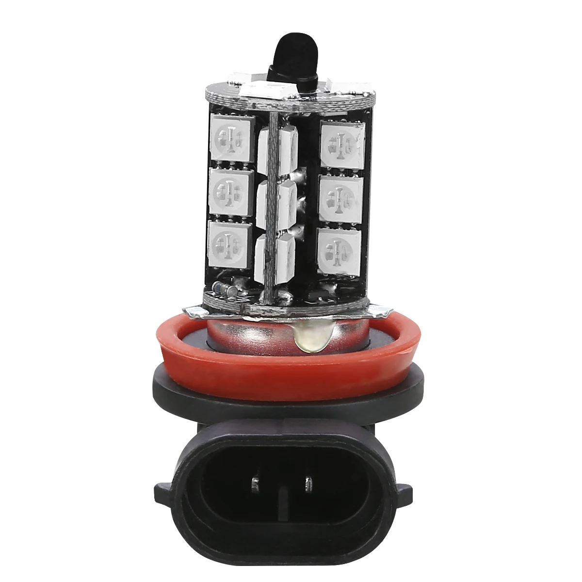 New Pair H11/H9/H8 5050 27SMD RGB LED Fog Driving Light Lamp Bulb+Remote for Car Signal Atmosphere Lighting