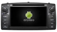 Android 8.1 quad core car dvd player media stereo radio wifi carplay headunit for BYD F3 TOYOTA COROLLA E120 with green light