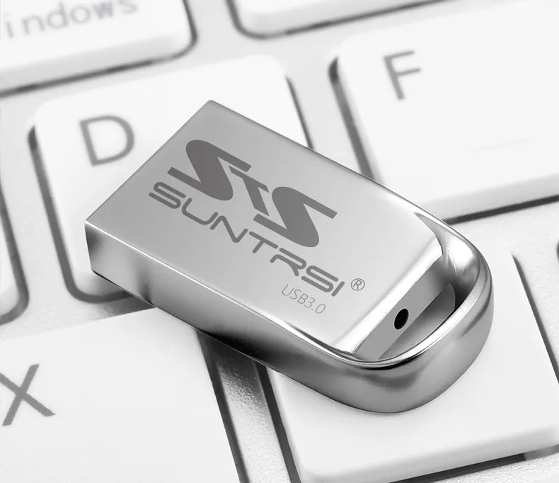 Suntrsi USB 3,0 64GB флеш-накопитель водонепроницаемый металлический флеш-накопитель 32GB 16GB USB флешка 8GB Mini USB Flash 3,0