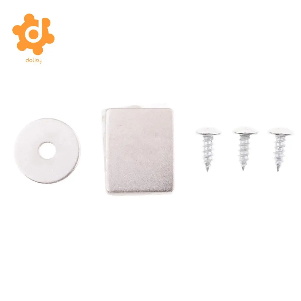 1 Set Universal Car Chrome Door Poppers Trunk Lock   Kits