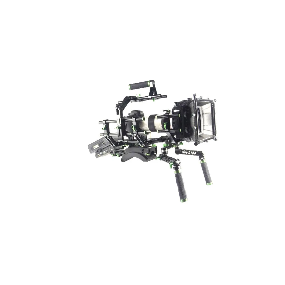 Lanparte v-образное крепление плечо Поддержка SS-02 для 15 мм опорной площадки операторских рельсов для видеокамеры DSLR Rig