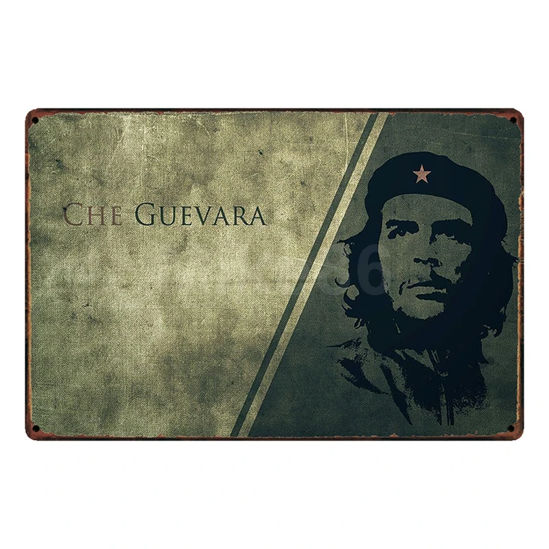 [Mike86] CHE GUEVARA металлический знак художественный настенный фестиваль украшение для паба кафе комнаты клуба вечерние настенная табличка в стиле ретро живопись FG-137 - Цвет: SL 9273