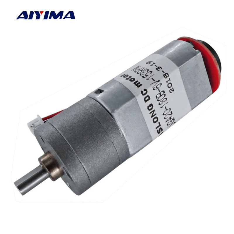 

Aiyima JGA20-180 DC Micro Geared Motor DC3-12V Reduction Gearbox High Torque Gear Motors For Beauty Products