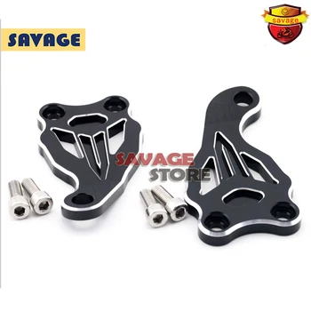 

Motorcycle Accessories Fixed Frame and Engine Mounting Bracket Slider Cover For YAMAHA MT07 FZ07 MT-07 FZ-07 2014-2016 Black