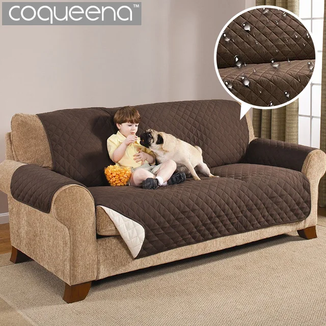 Waterproof Quilted Sofa Couch Covers Cloak Furniture Protector For Waterproof Quilted Sofa Couch Covers Cloak Furniture Protector For Armchair Loveseat Chair Slipcovers Dogs
