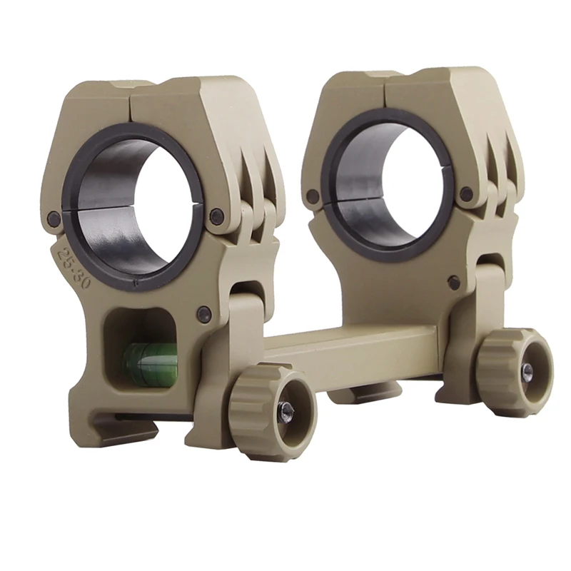 Airsoft M10 20MOA Rifle Scope Mount 25.4 30MM Rings with Bubble Level Range Mounting Hunting Accessories RL2-0033-10