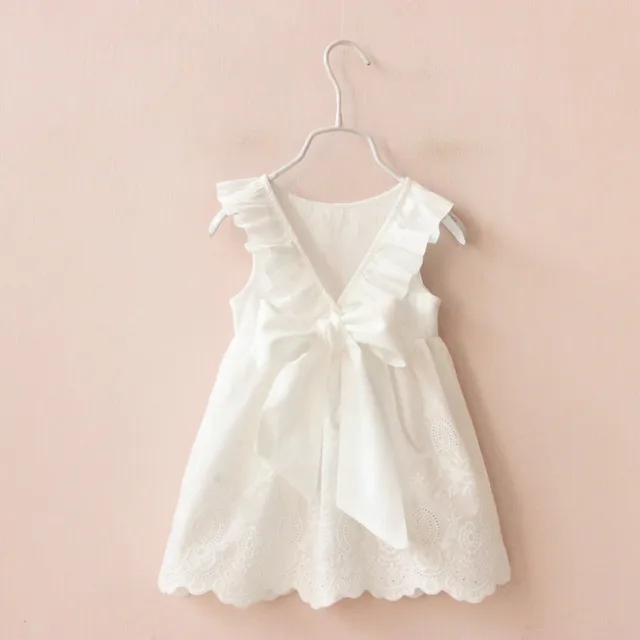 toddler white sundress
