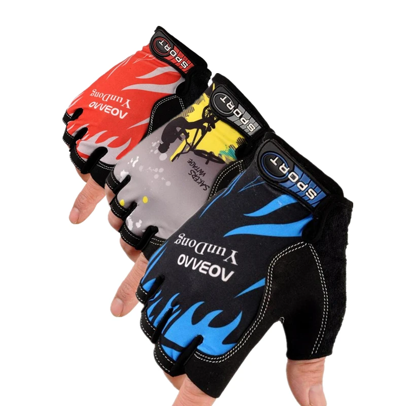

DICHSKI Summer Cycling Gloves Half Finger Gym Fitness Gloves Sports Mountain Bicycle Bike Glove For Men And Women Sports Glove