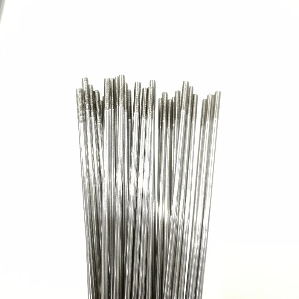 JQORG Electric Bicycle Spokes 304 Stainless Steel 12G Spokes Diameter 2.6 mm Electric Bike J-BEND Length 55mm-112mm Range