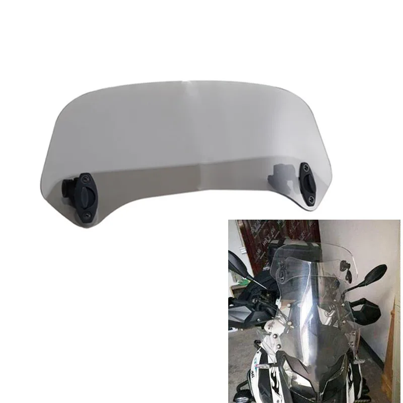 Adjustable Extension Windshield Windscreen Spoiler Wind Deflector Protection For BMW R 1200 GS 1200GS R1250GS R1250 RT K1600 GTL (6)