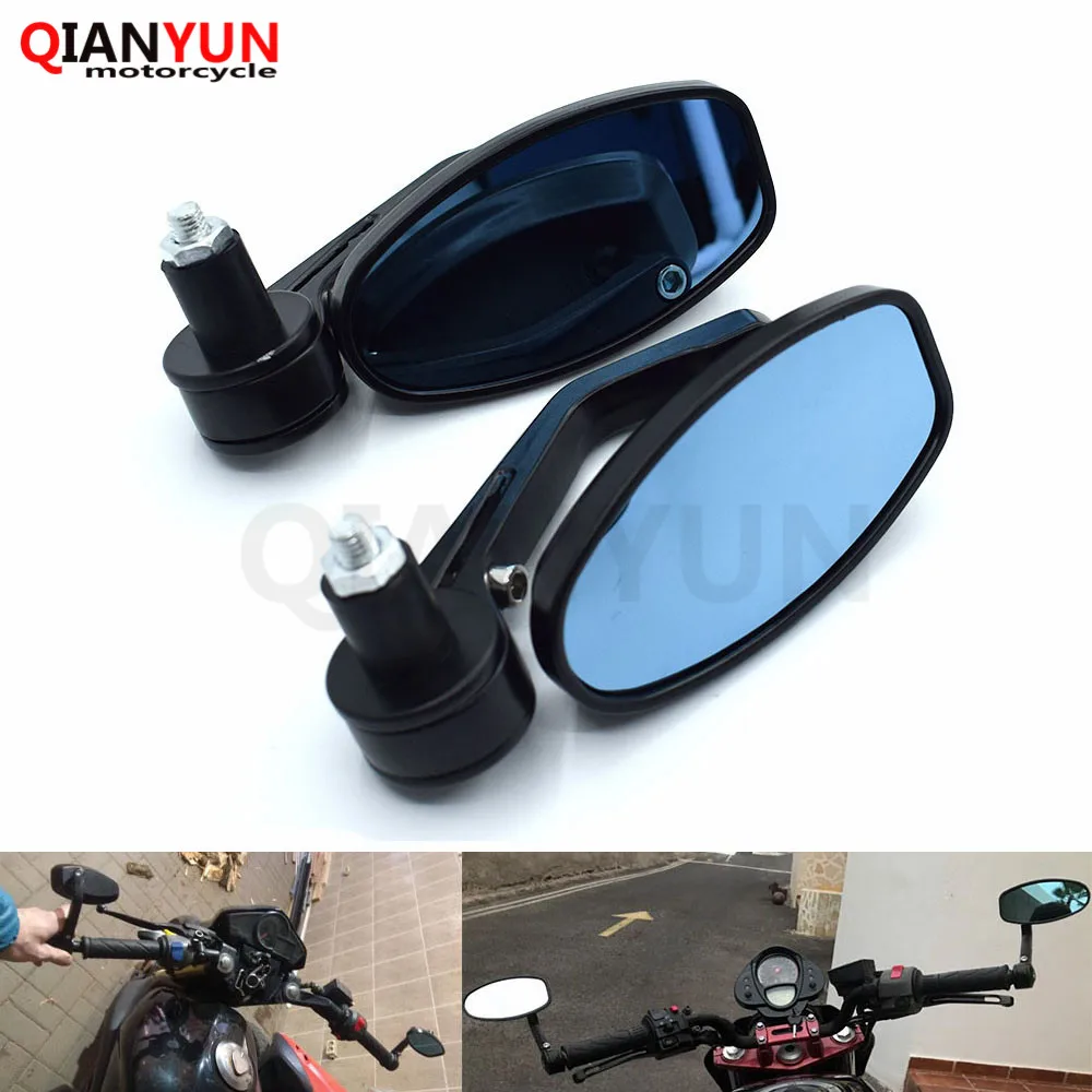 

Motorcycle Handlebar End Rear view Mirror 7/8'' CNC mirrors For Yamaha YZF R1 R3 R6 R25 R125 PCX NMAX 125 Honda MSX125 Ducati