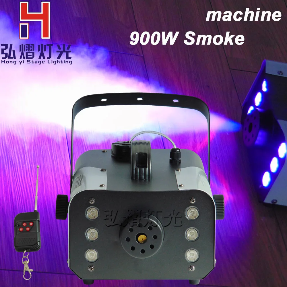 

constant temperature RGB 3in1 LED 900W smoke machine Up jet 900W fog machine of professional DJ equipment