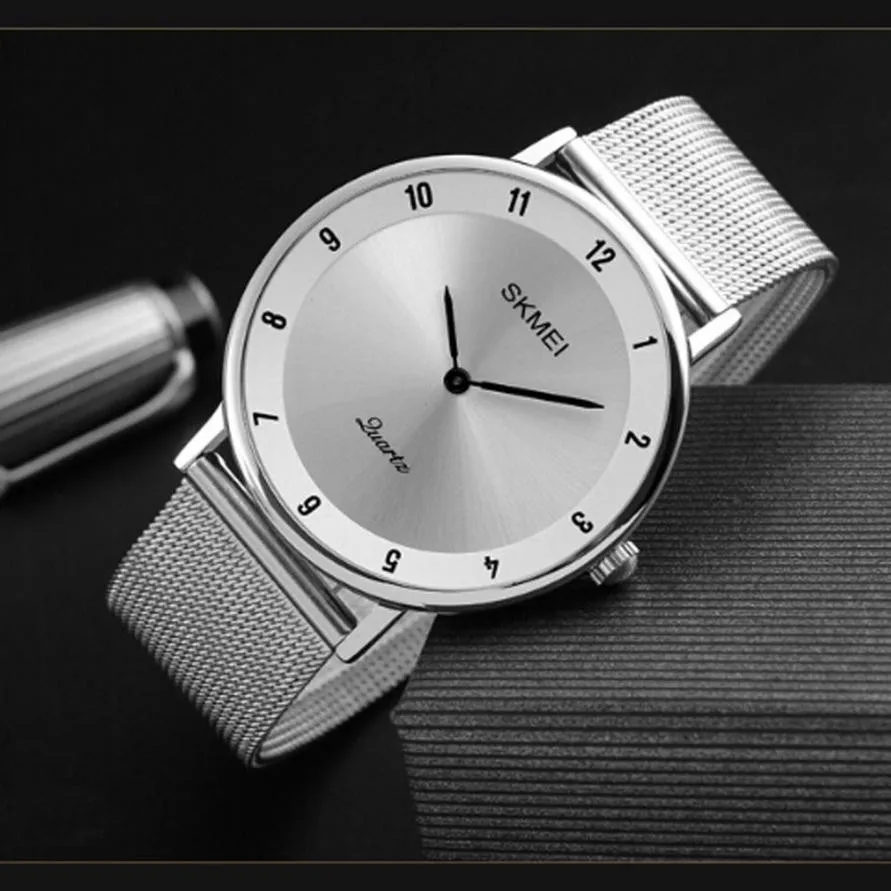 

30M Waterproof 6mm Ultra Thin Men's Business Quartz Watch Teen Fashion Watch Relogio Masculino Watch Men Reloj Hombre Bayan