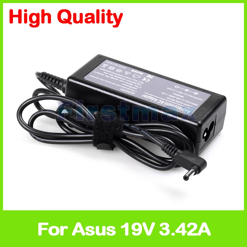 19V 3.42A 65W AC адаптер питания для ноутбука Asus Zenbook UX21A UX30 UX301 UX302 UX303 UX305 UX32 UX42 UX50 UX52