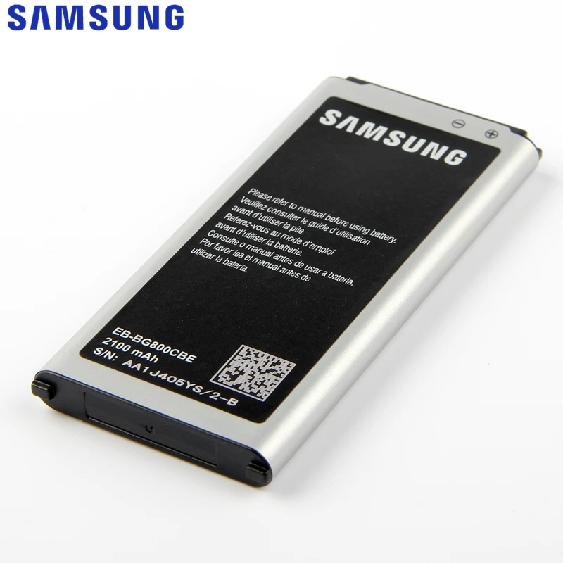 Оригинальная замена samsung Батарея для Galaxy S5 мини G870a G870W SM-G800FS5MINI EB-BG800BBE EB-BG800CBE с NFC 2100 мАч