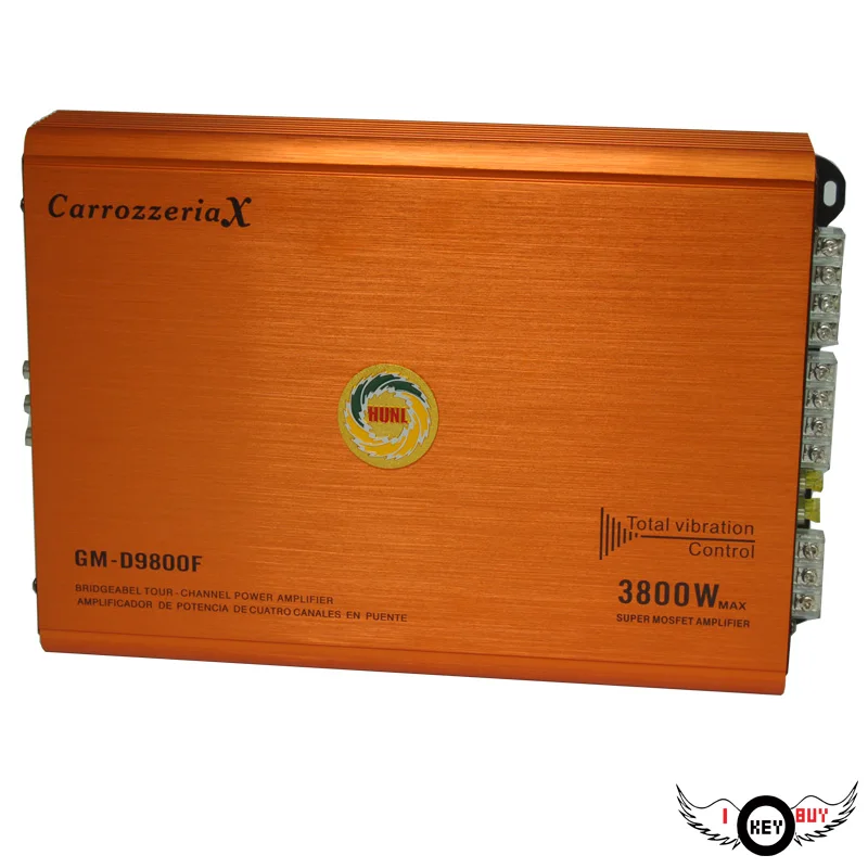 Высокое качество звука Делюкс издание супер Мощность 3800W 12V 4 х канальный Авто HiFi
