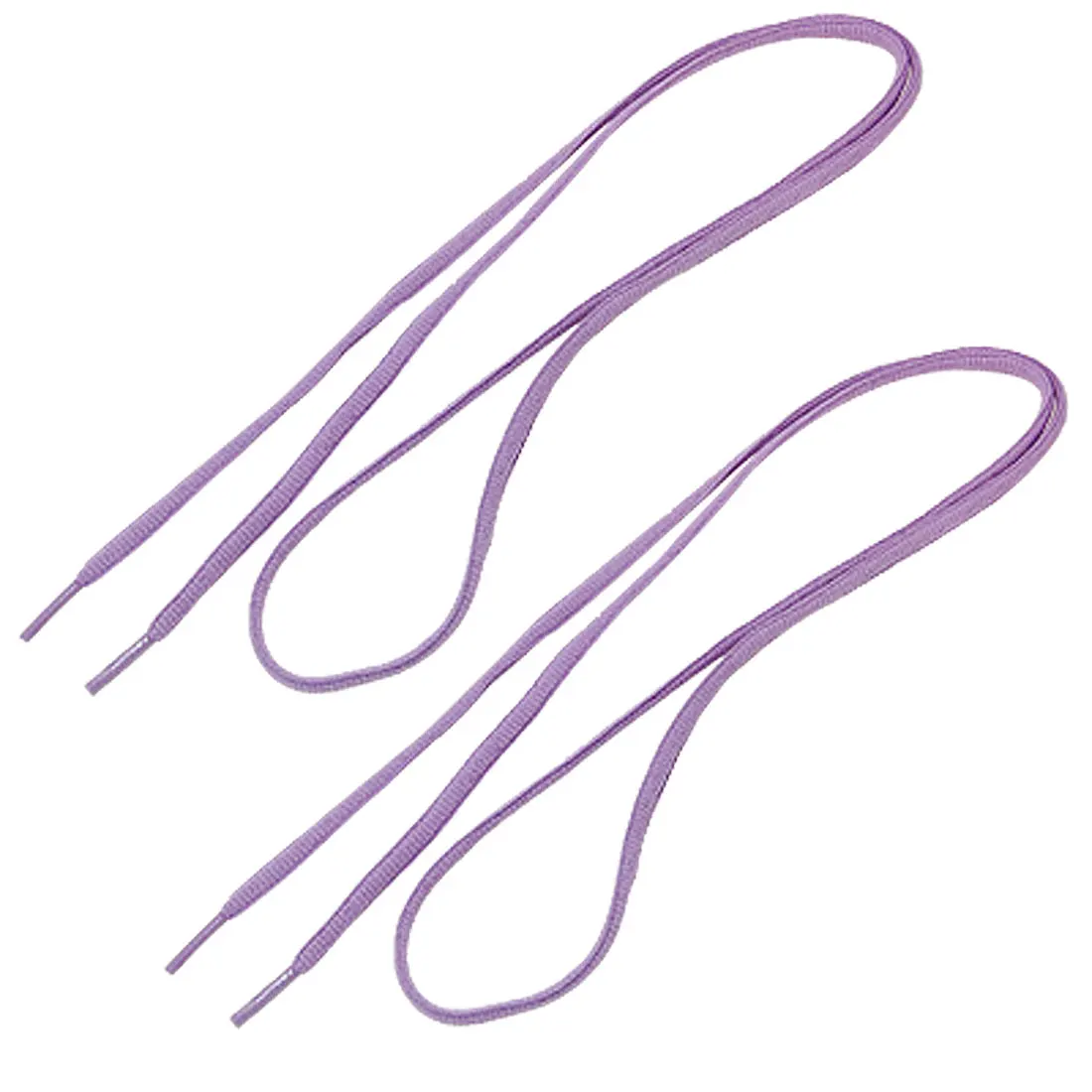 

UXCELL Roundish Light Purple Laces Ties Plastic Tips Shoestrings