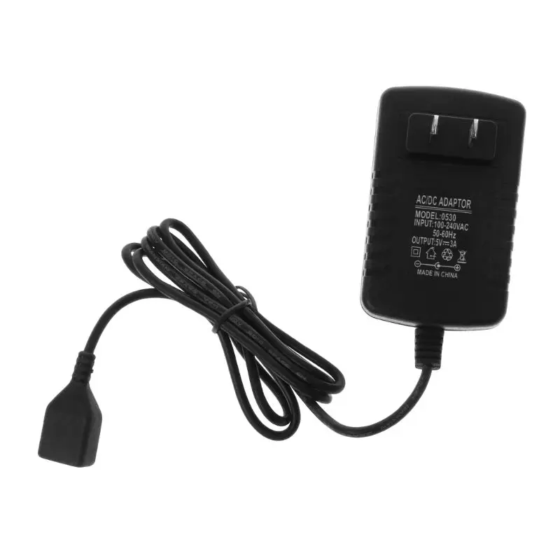 شاحن يو اس بي 5 V 3A مؤشر ضوء اللوحي الذكي جدار امدادات الطاقة الإناث مقبس رئيس محول