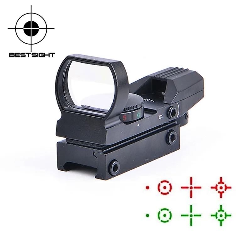 

11mm/20mm Rail Riflescope Hunting Optics Holographic Sight Red Dot Sight Reflex 4 Reticle Tactical Scopes Collimator Sight
