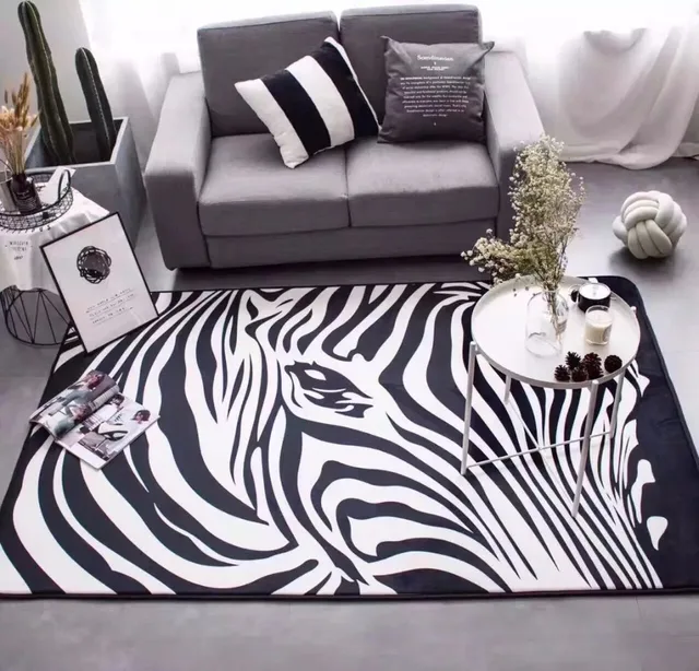 Matten zebra tapijt zwart wit slaapkamer rug woonkamer logeerkamer ... Matten zebra tapijt zwart wit slaapkamer rug woonkamer logeerkamer ...