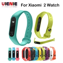 UIENIE Colorful Silicone Alternative Strap for Xiaomi Mi Band 2 smart Wristband replacement Wrist band Belt(China)