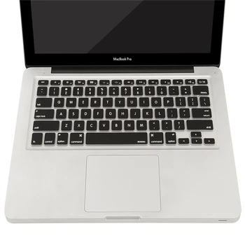 

MOSISO EU/US Waterproof Silicone Keyboard Cover Black for Apple For Macbook Air 11/Retina 12/Air 13 15/Pro 13 15/Retina 13 15