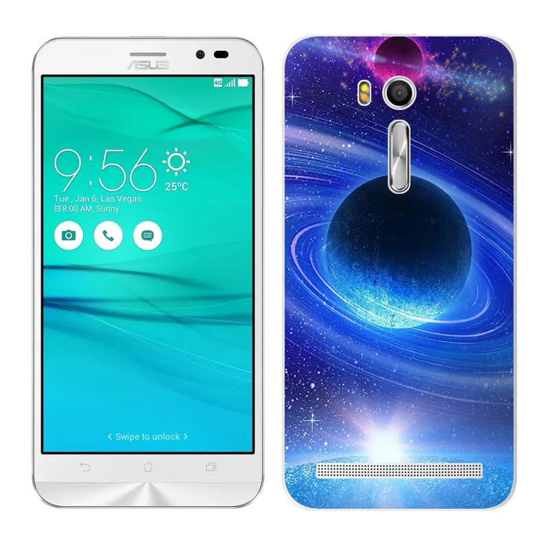 Чехол для Asus Zenfone Go ZB552KL мягкие чехлы из ТПУ силиконовые сумки с рисунком