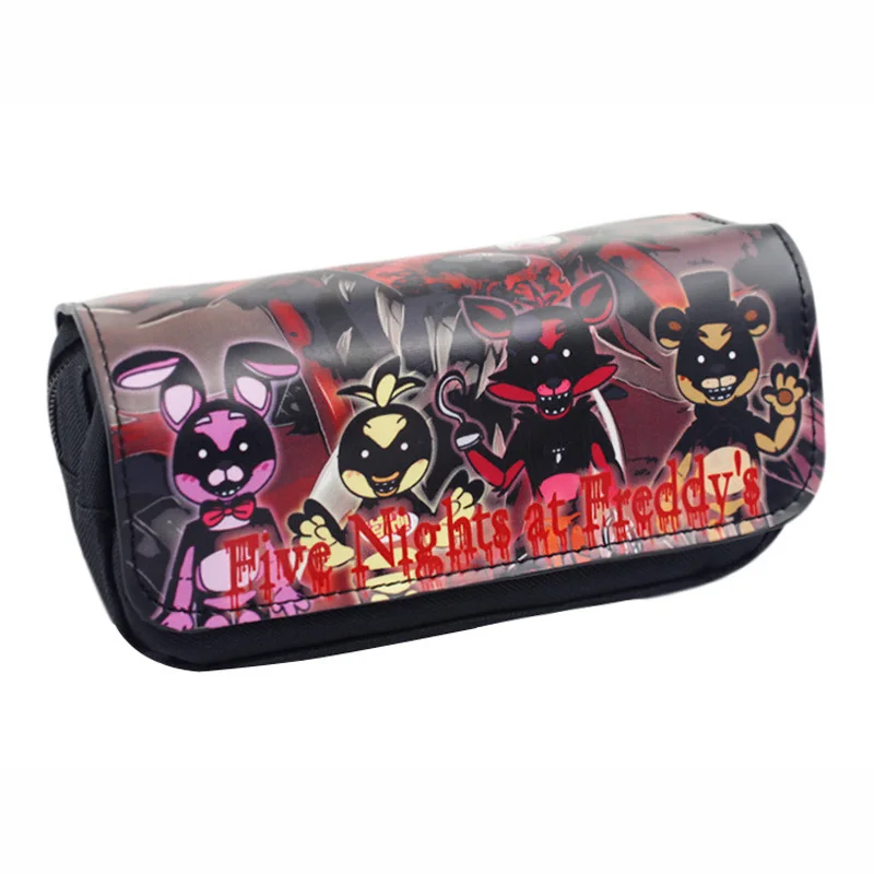 

Horror Games Roblox Five Nights at Freddys Children Teenager Student Pencil Case Box Pen Bag Cosmetic Makeup Change Purse Bag