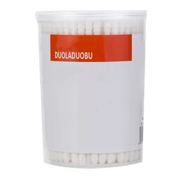 

Disposable Baby Cleaning Swabs Two Head Wood Stick Cotton Pad Ear Clean Tools