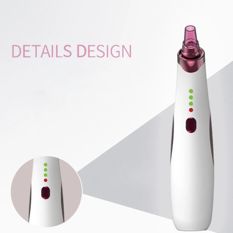 

Electric Blackhead Cleaner Remover Suction Pore Vacuum Cleaner Facial Blackhead Removal Tool Comedo Remover Blackhead Extractor